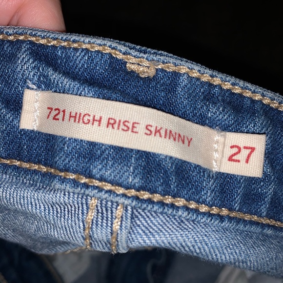 721 LEVI’S HIGH RISE SKINNY JEANS - Picture 5 of 6